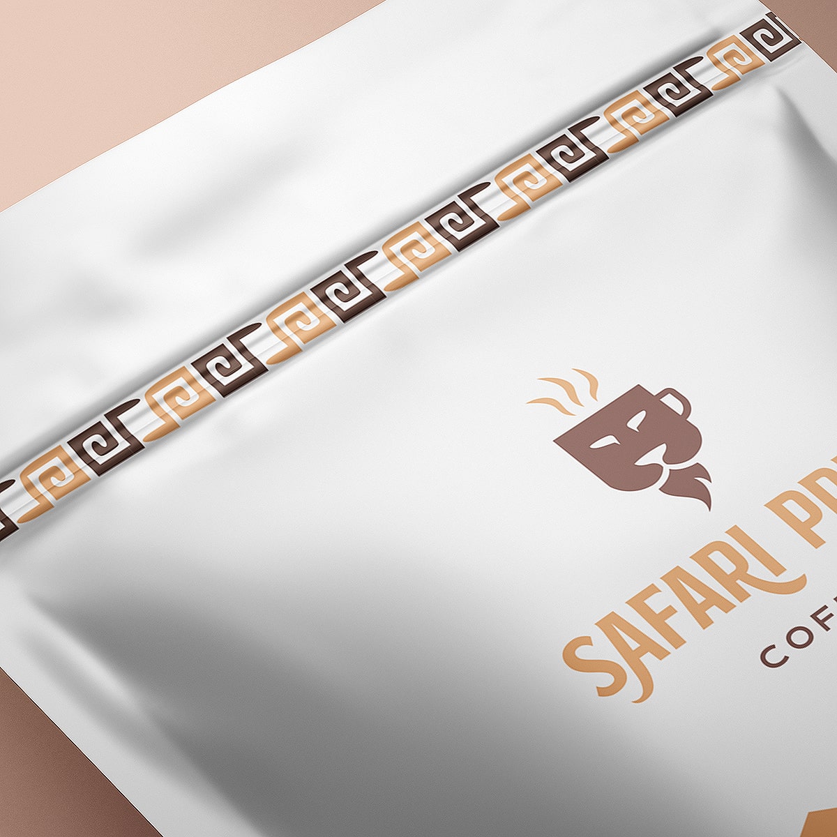 Safari Pride Coffee DR CONGO LAKE KIVU Blend Bag closeup