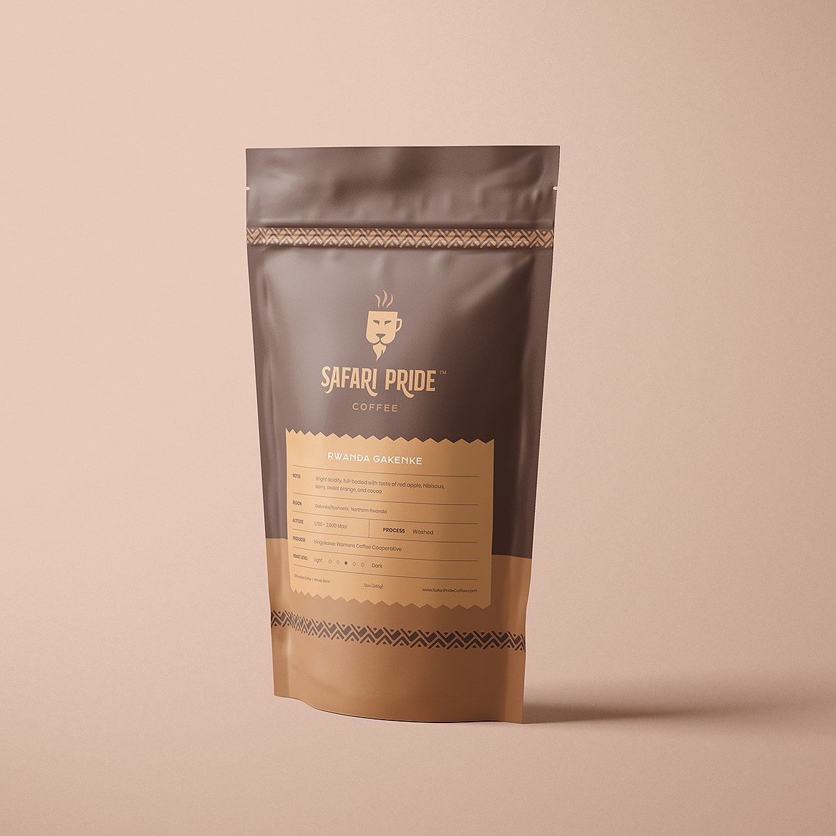 Safari Pride Coffee KENYA AA Blend Bag