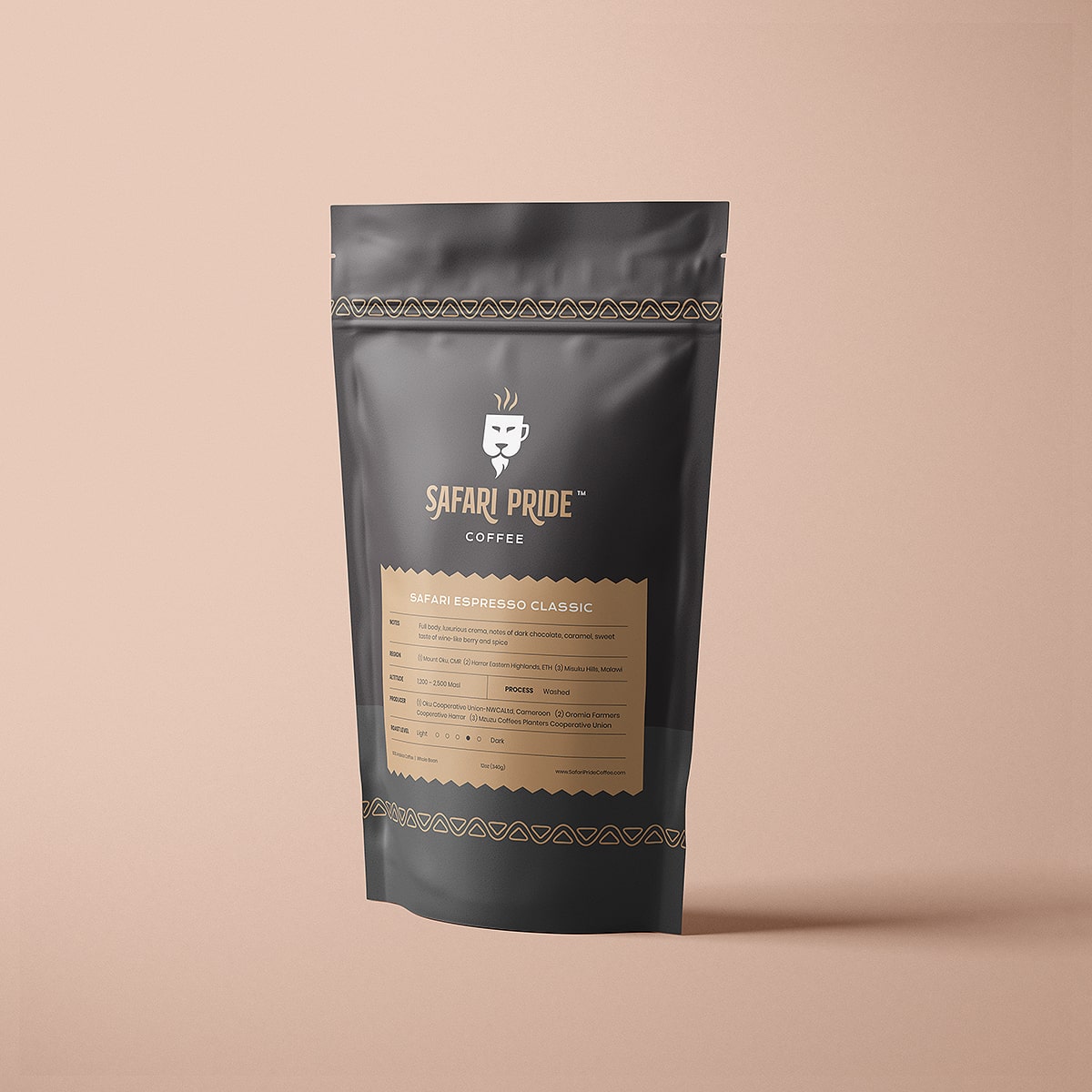 Safari Pride Coffee SAFARI ESPRESSO CLASSIC Blend Bag