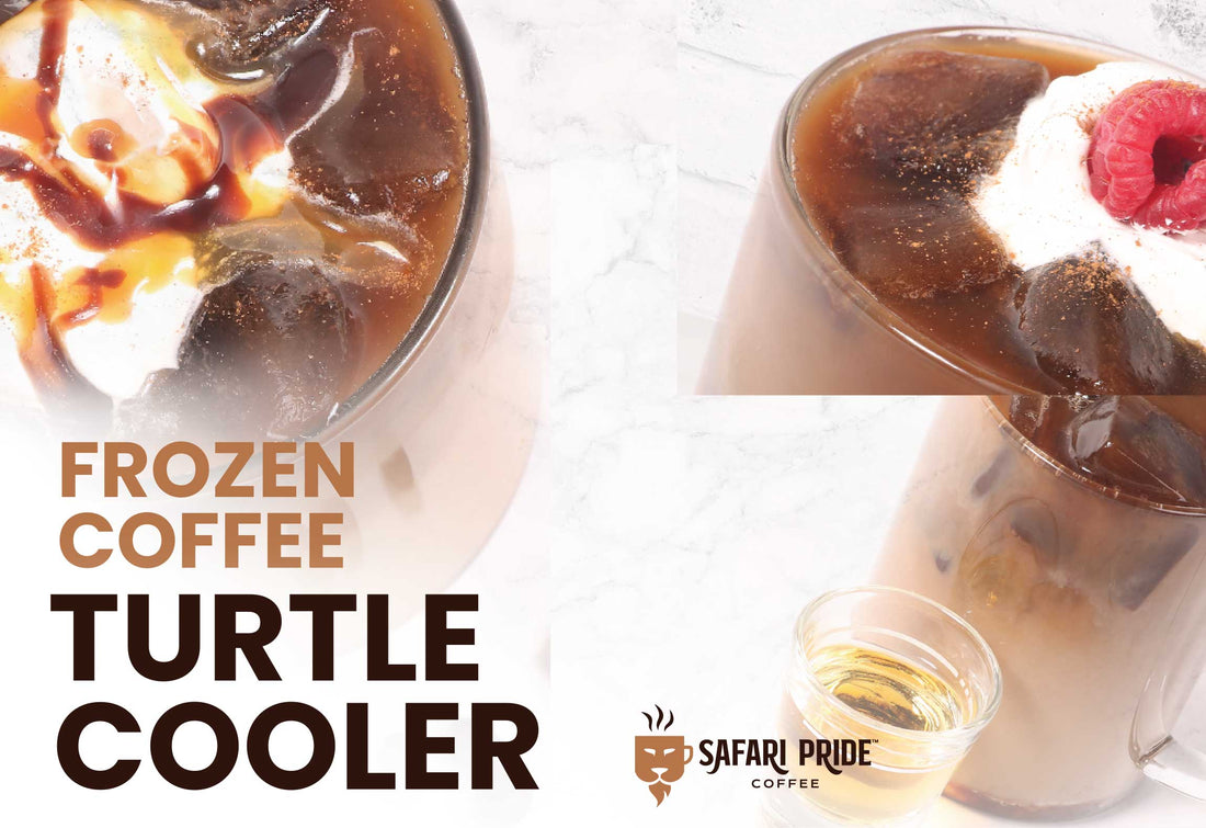 FROZEN COFFEE TURTLE COOLER - SAFARI PRIDE COFFEE