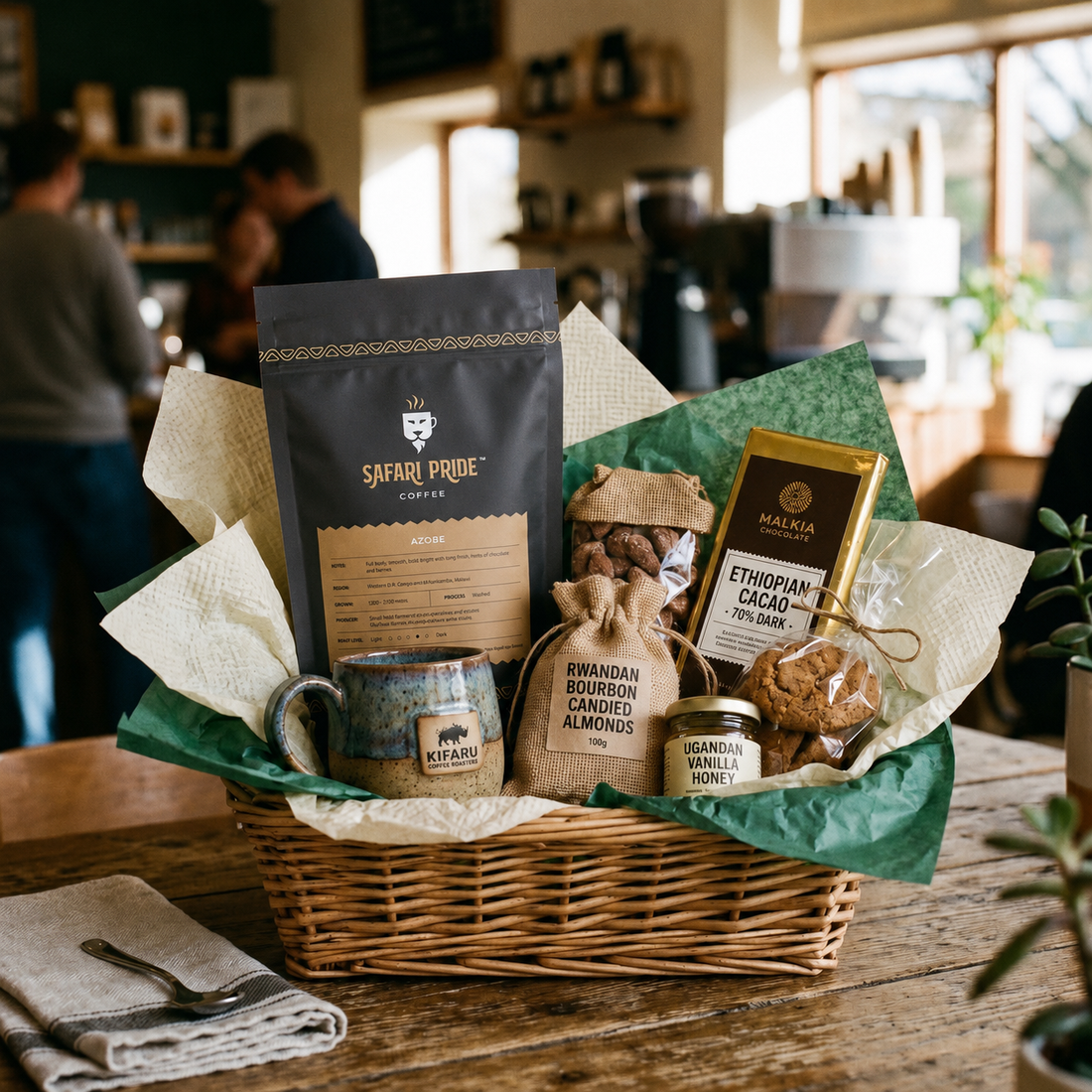 Ideas for Coffee Gift Baskets with African Specialty Coffee