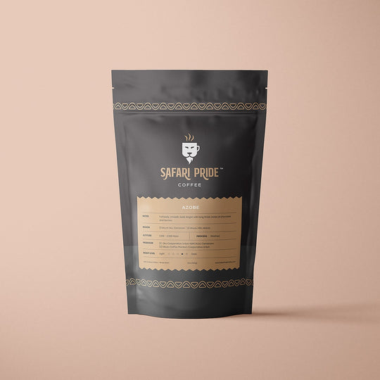 Safari Pride Coffee AZOBE Blend Bag Front